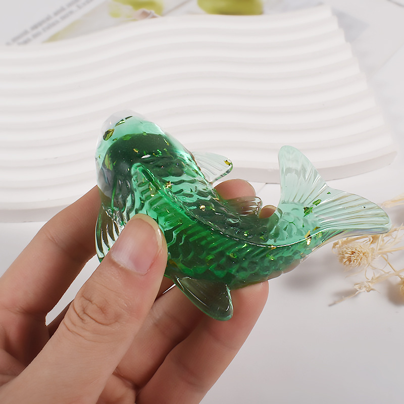 3D Koi Fish Shaped Epoxy Resin - Marine Fish Tank recension och pris